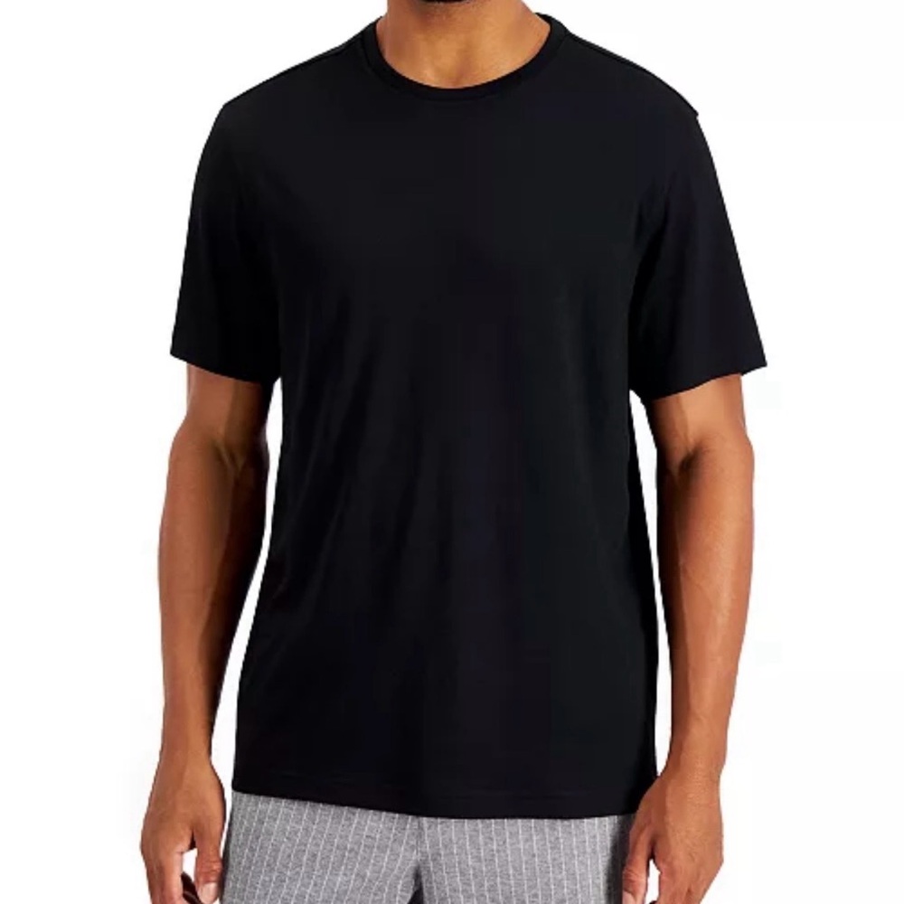 NWOT Alfani’s Men's Black Slim Fit T-Shirt in XXL